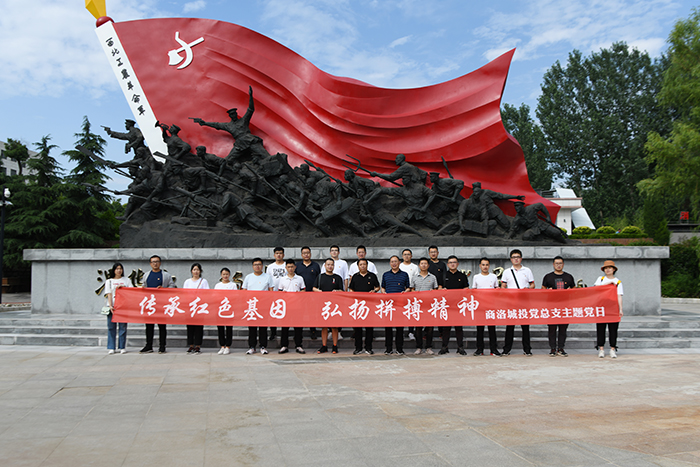 市城投公司党总支组织开展“传承红色基因  弘扬拼搏精神”红色教育实践活动
